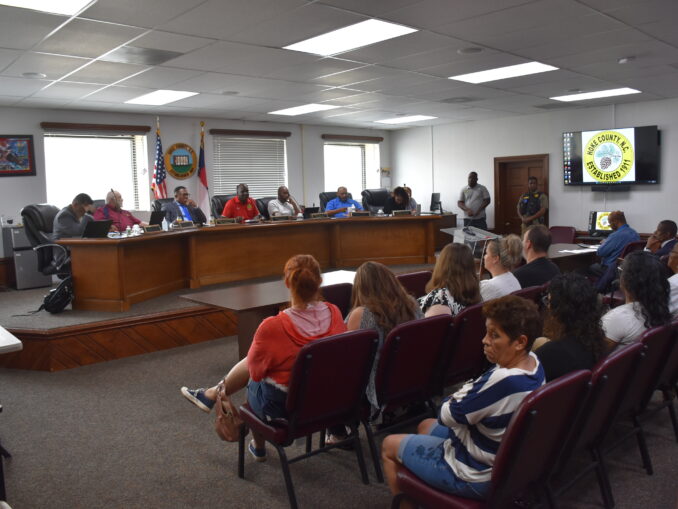 The Hoke County Board of Commissioners met Tuesday morning for a special meeting following the filing of a lawsuit regarding public records requests that were allegedly ignored. Hal Nunn for North State Journal