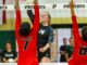 Hoke County’s Abigail Watts (7) skies to defend during a game against Pinecrest last season. The Bucks will get two chances to break through against the Patriots this year. (David Sinclair for the North State Journal)