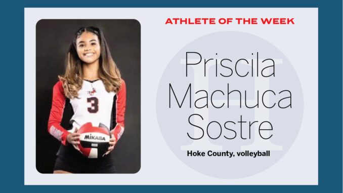 Priscila Machuca Sostre is a senior on the Hoke County volleyball team.